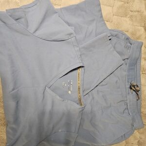 Fabletics Ceil Blue Scrub Set- XL Tall